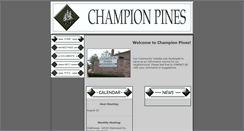 Desktop Screenshot of championpines.org